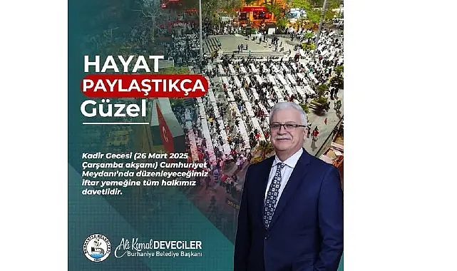 Burhaniyeliler bu akşam iftarda buluşacak