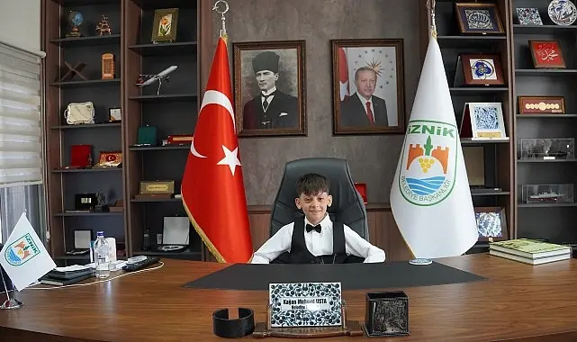 İznik’te 23 Nisan’ın Başkanı Muhammed oldu