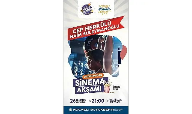Açık havada sinema keyfi başlıyor